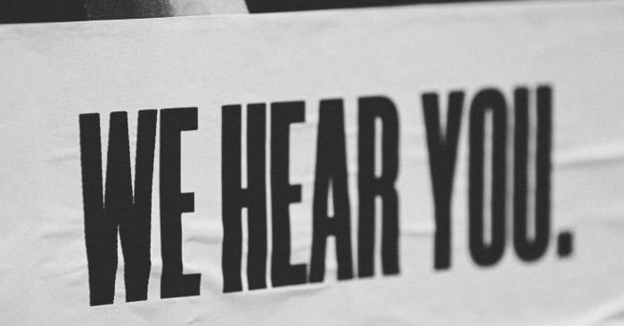 we hear you